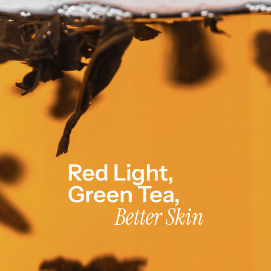 Green Tea + Photobiomodulation for Photoaging: When EGCG Meets Red Light