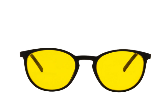 Echo Light Sensitivity Glasses Readers Front View